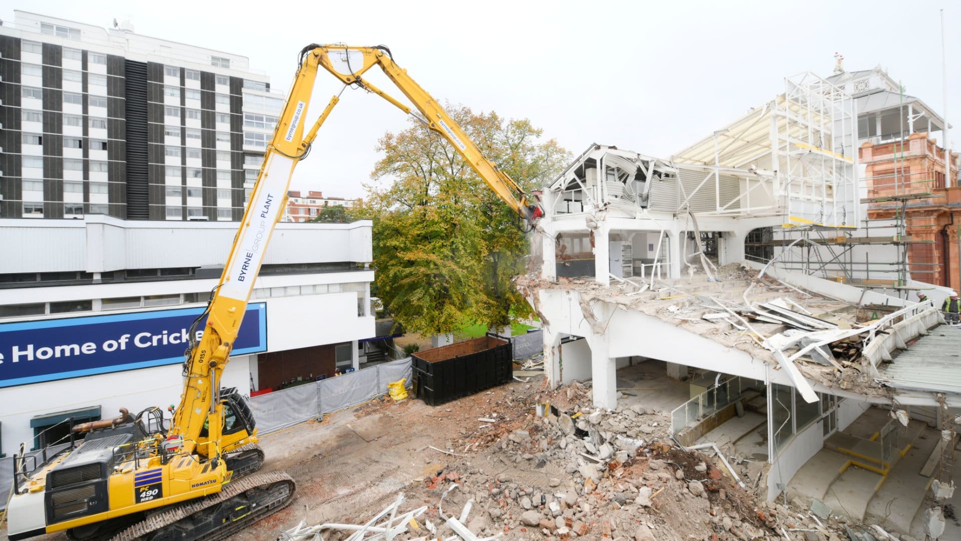 Lord's Allen Stand Byre Demolition