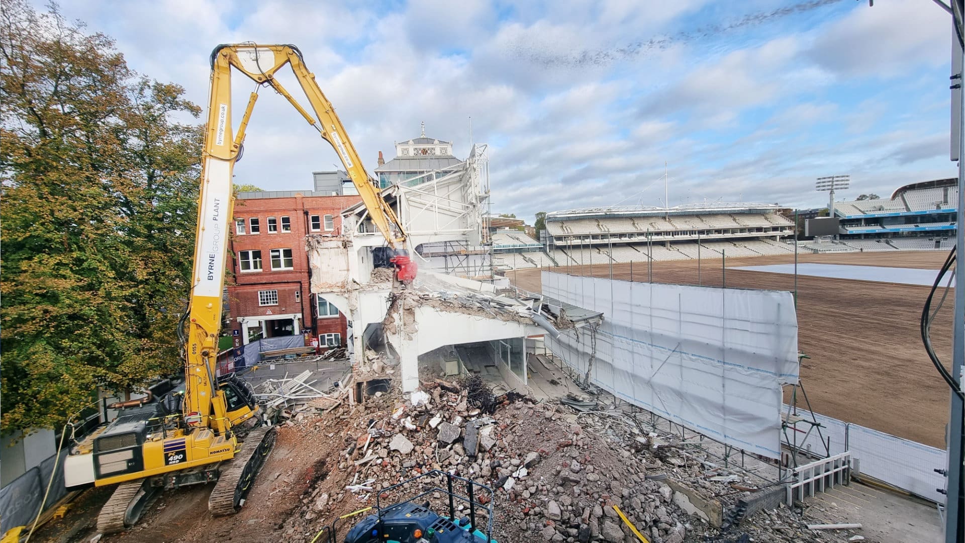 Lord's Allen Stand Byre Demolition